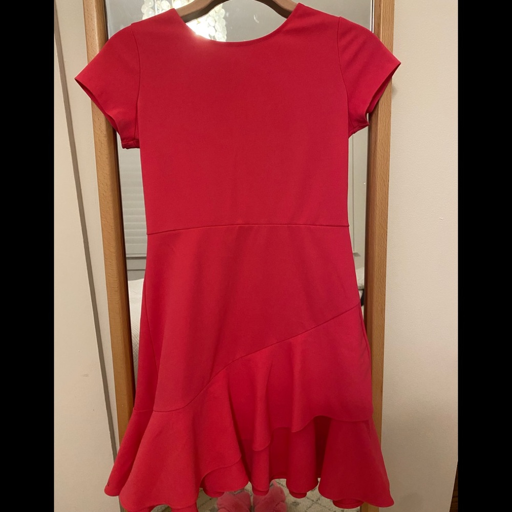 Girls hot pink dress
